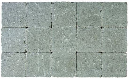 Image de Kassei Getrommeld 15x15x4cm - Grijs