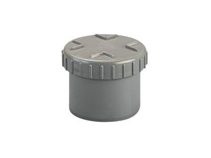 Picture of PVC L-end piece + screw lid D.160