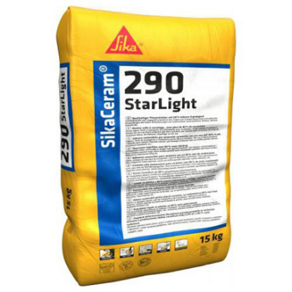 Afbeeldingen van SikaCeram 290 Starlight tegellijm 15kg