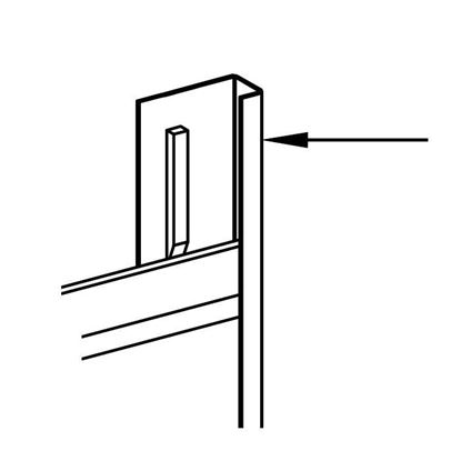 Afbeeldingen van Aansluitprofiel 45/15/8 L=3M Alu C02 Vanile