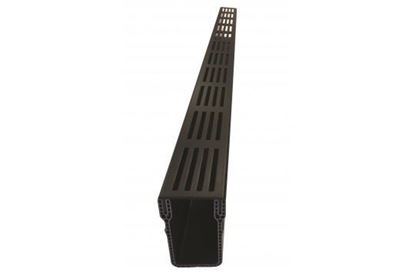 Picture of Aco SlimLine gutter system 1000x61 mm incl blackalu design grid