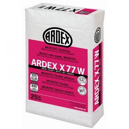 Afbeeldingen van Ardex X 77 W flexlijm 25 kg wit binnen/buiten