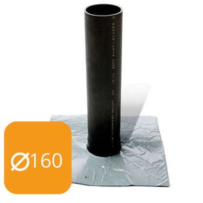 Picture of EPDM tap tube Ø160 L60 cm