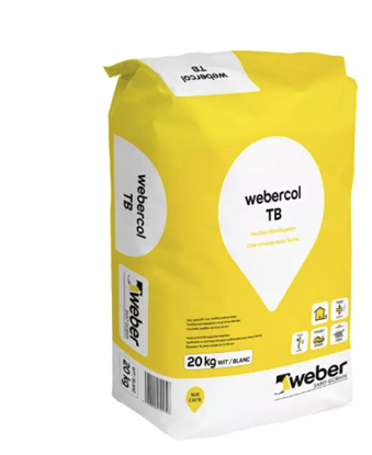 Afbeeldingen van Webercol TB Wit dikbed lijm 20kg