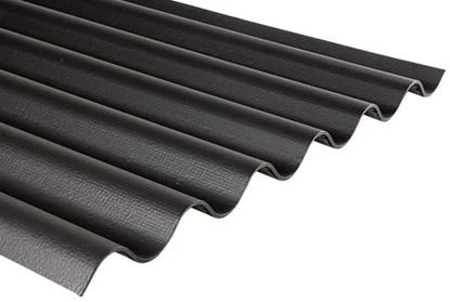 Image de Cemfort B65 golfplaat vezelcement zwart - 1525x1093 mm