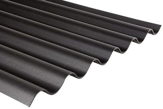 Image de Cemfort B65 golfplaat vezelcement zwart - 1525x1093 mm