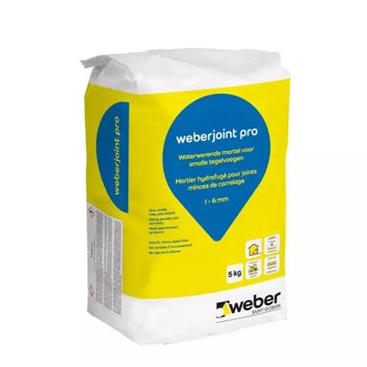 Picture of Weber joint large staalgrijs 5kg binnen - vloer/wand - smalle voegbreedte