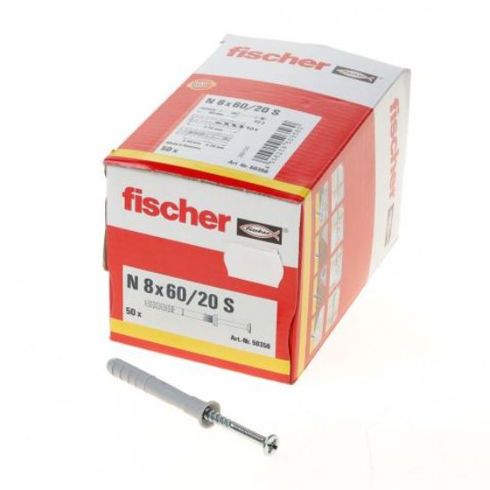 Picture of Fischer nagelplug - 8x60/20 S