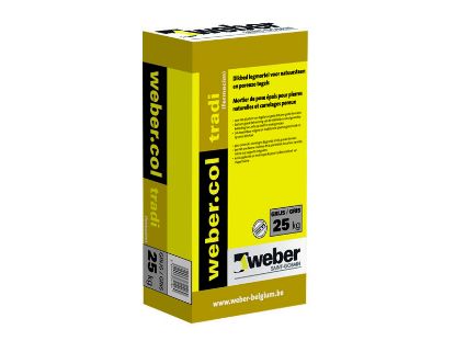 Afbeeldingen van Webercol Tradi Legmortel Grijs 25kg