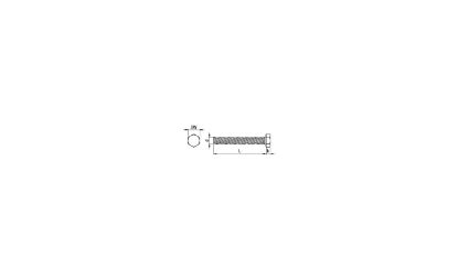 Picture of Hexagon tapbolt M18 x 40 ZN