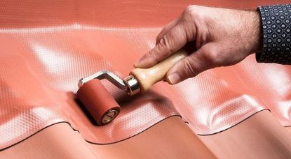 Afbeeldingen van Loodvervanger Koraflex plus 300mm x 5m rood