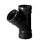 Picture of Wafix PP T-stuk  45° 2m D75 Zwart
