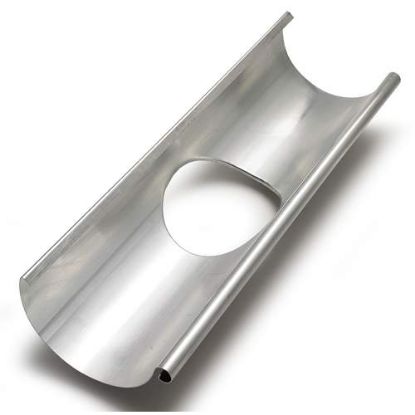Picture of Zink Dakgoot WB - Dakgoot 1m met gat voor trechteruitloop