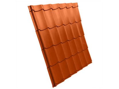 Image de Dakplaat Dakpan Model Lot 2.5m x 1.10m Terra Cotta