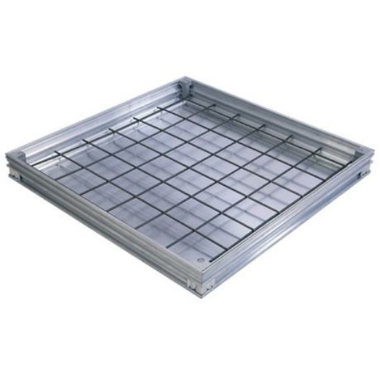 Picture of Alucover tegeldeksel gas-& waterdicht 80x80 kadermaat 70x70 Putmaat